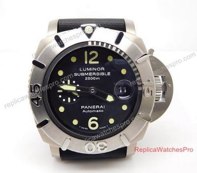 Replica Luminor Panerai Submersible 2500m PAM 285 Titanium 47mm Watch